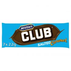 Mc Vities Club Salted Caramel Chocolate 7 Pack 154g (5.4oz) X 30