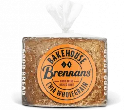Brennans Bakehouse Chia Wholegrain 400g (14.1oz) X 10
