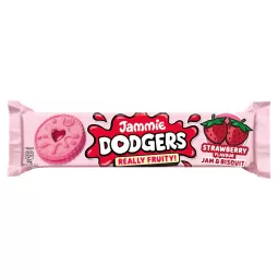 Burtons Jammie Dodgers Fruity Strawberry 140g (4.9oz) X 18