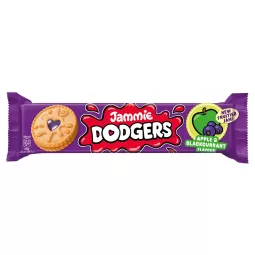 Burtons  Jammie Dodgers Apple & Blackcurrant 140g (4.9oz) X 18