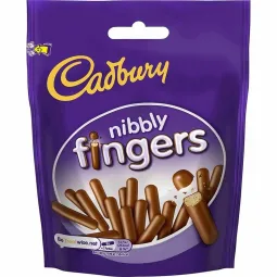 Cadbury's Chocolate Mini Fingers Pouch 125g (4.4oz) X 8