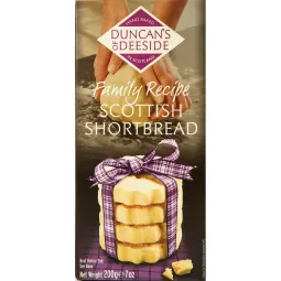 Duncans Family Recipe Shortbread 200g (7oz) X 12