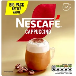 Nescafe Gold Cappuccino Sachets 12's 186g (6.6oz) X 6