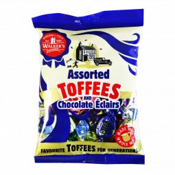 Walkers Assorted Toffees & Chocolate Eclairs 150g (5.3oz) X 12