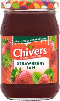 Chivers Strawberry Jam 340g (12oz) X 12