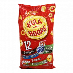 KP Hula Hoops Variety 12 Pack 288g (10.1oz) X 12