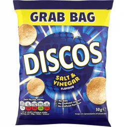 KP Discos Salt & Vinegar 50g (1.8oz) X 28