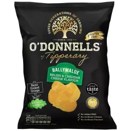 O' Donnells Ballymaloe Relish & Cheddar Cheese 125g (4.4oz) X 12