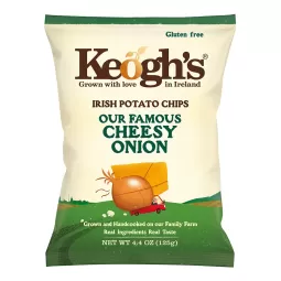Keoghs Dubliner Cheese & Onion 125g (4.4oz) X 12