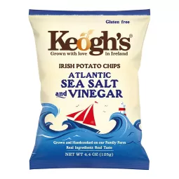 Keoghs Sea Salt & Cider Vinegar 125g (4.4oz) X 12