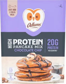 Odlums Choc. Chip  Protein Pancake Mix 150g (5.3oz) X 15