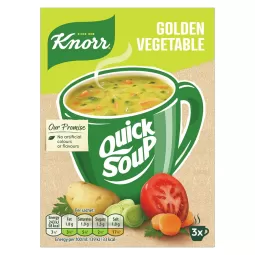 Knorr Quick Soup Golden Vegetable 3 Pk 48g (1.7oz) X 12