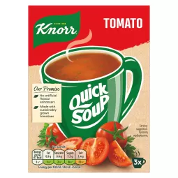 Knorr Quick Soup Tomato 3 Pk 60g (2.1oz) X 12