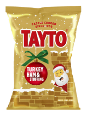 Tayto NI Turkey, Ham & Stuffing 80g (2.8oz) X 12