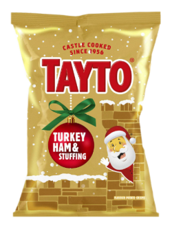 Tayto NI Turkey, Ham & Stuffing 80g (2.8oz) X 12