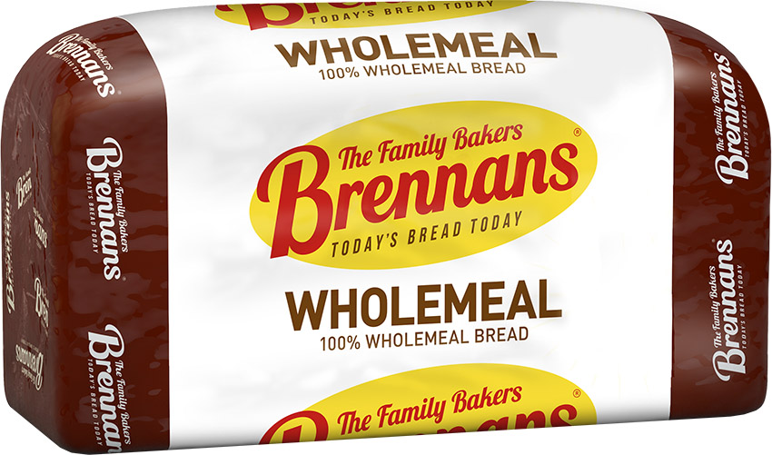 Brennans Wholemeal 800g (28.2oz) X 7 Food Ireland Wholesale