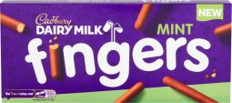 Cadbury's Mint Chocolate Fingers 114g (4oz) X 20