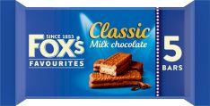 Fox's Classic Snack 5 Pack 125g (4.4oz) X 24