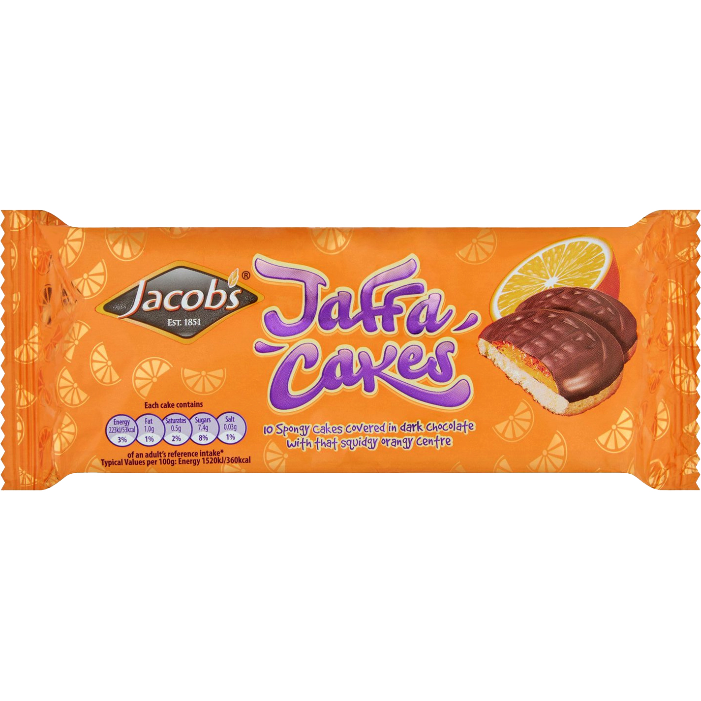 Jacobs Jaffa Cakes 147g (5.2oz) X 24 Food Ireland Wholesale