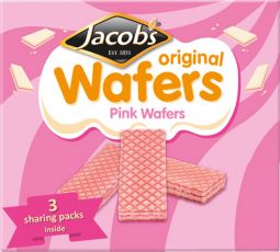 Jacobs Original Pink Wafer 300g (10.6oz) X 10