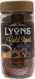 Lyons Gold Roast Coffee 90g (3.2oz) X 6
