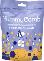 Yummy Comb Milk Chocolate Pouch 100g (3.5oz) X 6
