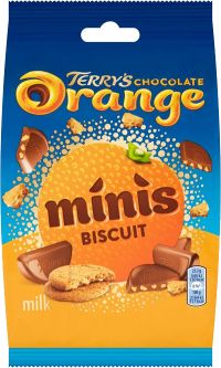 Terry's Chocolate Orange Biscuit Pouch 115g (4.1oz) X 10
