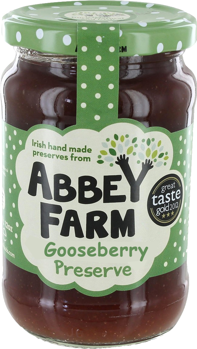 Abbey Farm Irish Gooseberry 350g (12.3oz) X 6 Food Ireland Wholesale