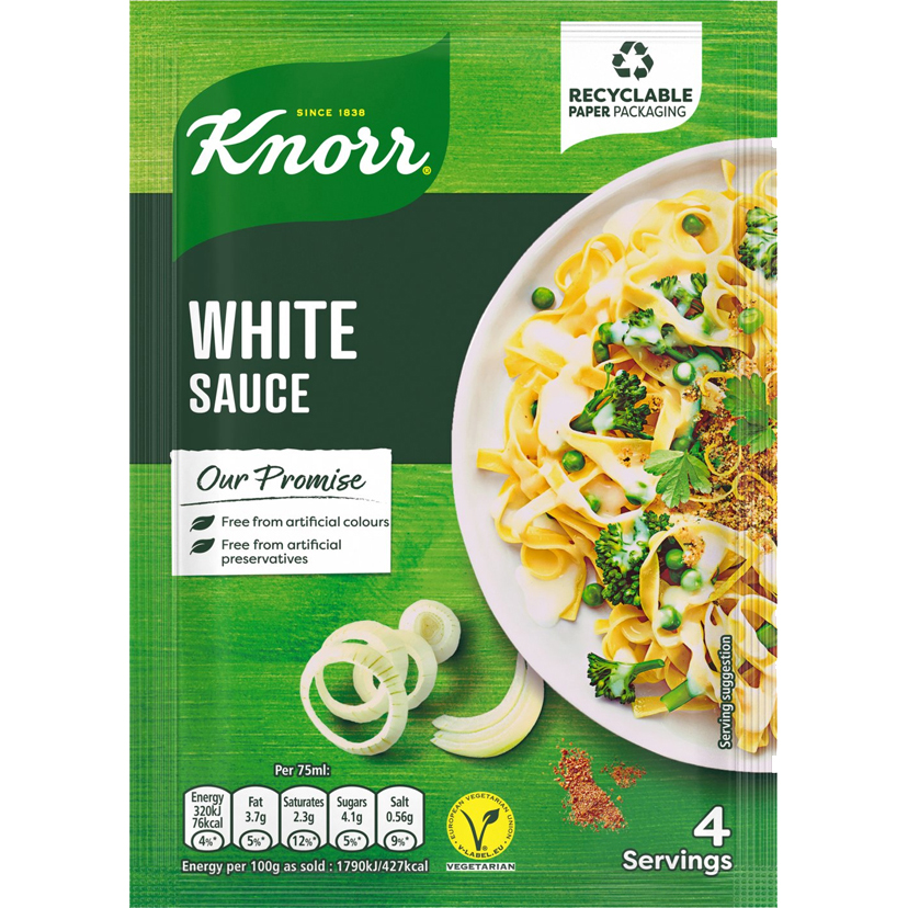 Knorr White Sauce 25g (0.9oz) X 20 Food Ireland Wholesale