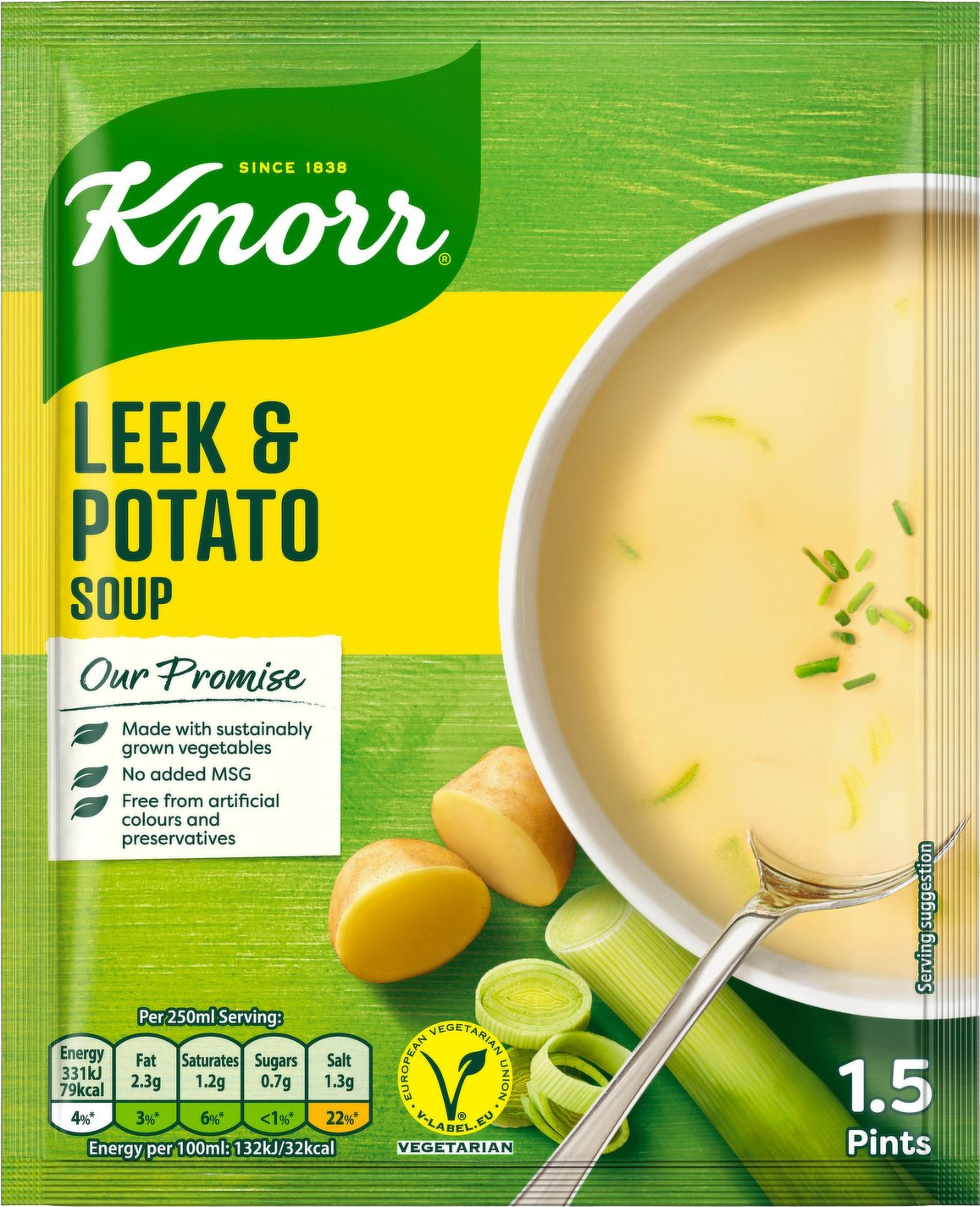 Knorr Leek and Potato Soup 70g (2.5oz) X 12 Food Ireland Wholesale