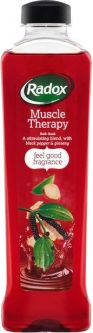 Radox Bath Muscle Therapy (Red) 500ml (17.6fl oz) X 6