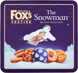 Fox's Snowman Festive Tin 350g (12.3oz) X 6