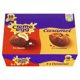 Mixed Creme & Caramel Egg 8 Pack 320g (11.3oz) X 12