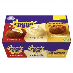 Mixed Creme & Caramel Egg 5 Pack 200g (7oz) X 28