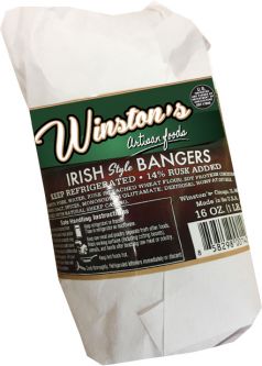 Winston Irish Style Pork Sausage 454g (16oz) X 16